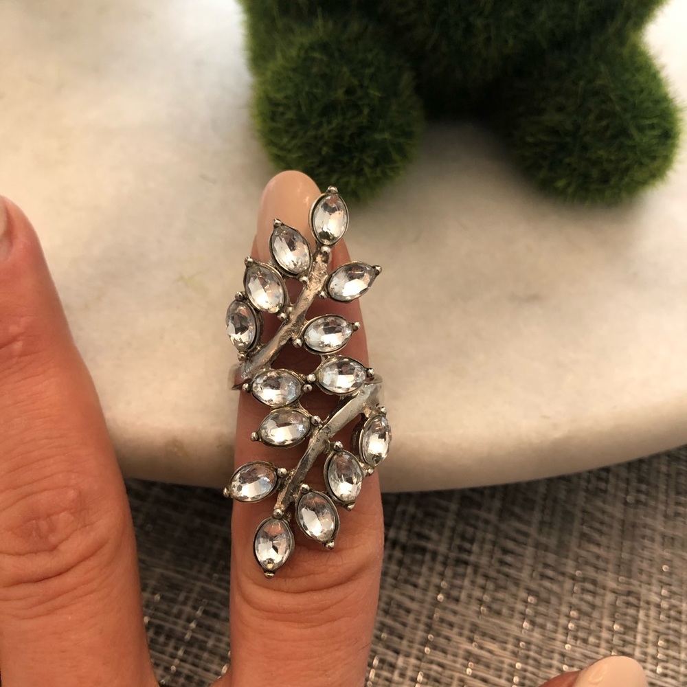 Forever 21 Rhinestone Ring - Picture 2 of 4